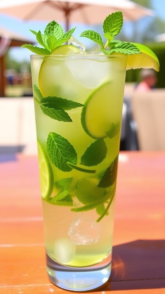 A tall glass of Mummy